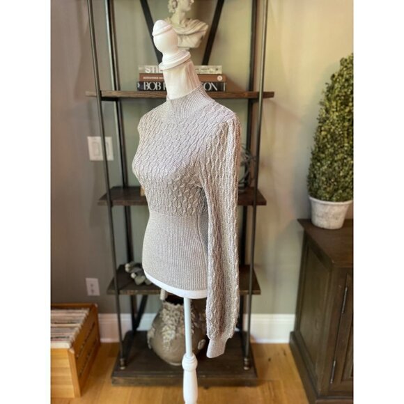 Nicholas Renata Sweater Silver Womens Size XS - Picture 7 of 13